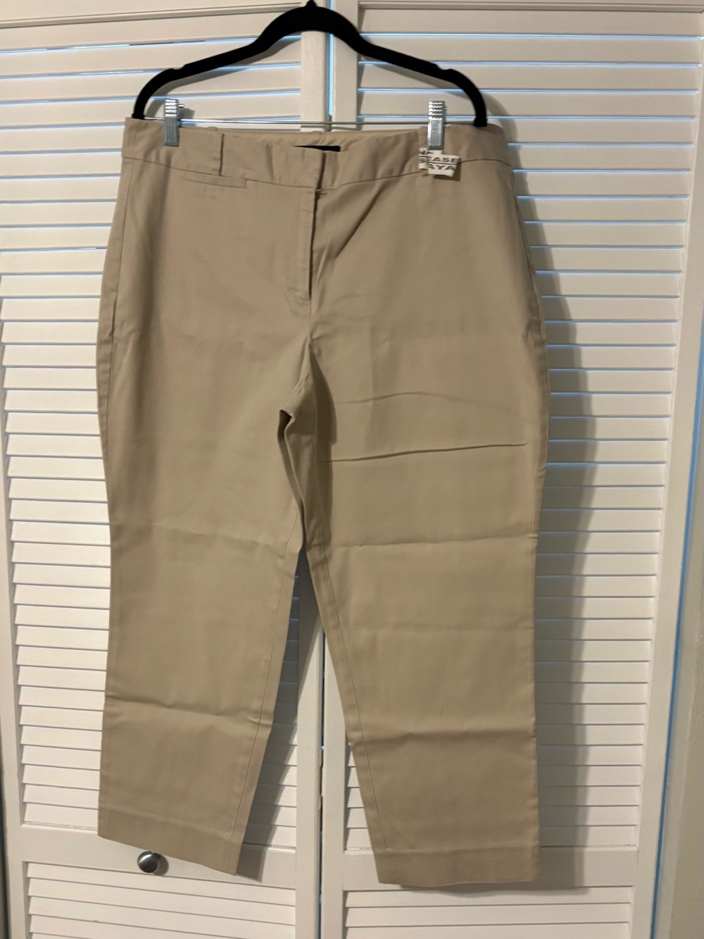 Talbots Classic Straight-Leg Chinos in Khaki